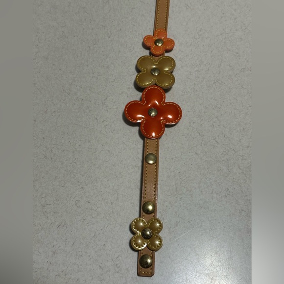 Louis Vuitton Flower Lexington Belt/Bracelet/Choker Vernis Varnished Leather - Picture 4 of 9
